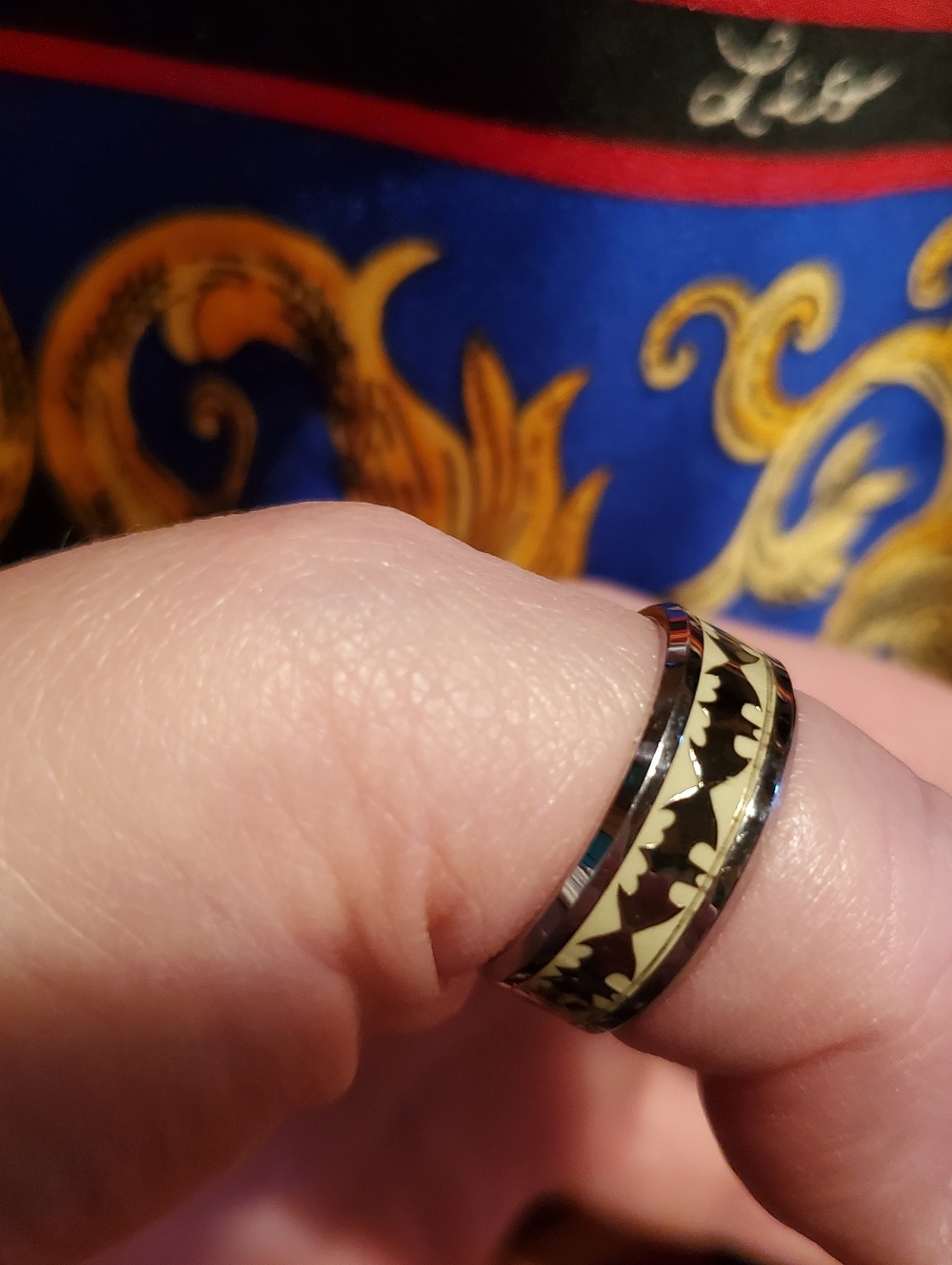 Unisex Batman Ring Size 9 - Picture 3 of 11
